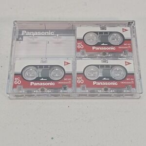 Panasonic Microcassette Tapes  RT-60MC 3 Pack